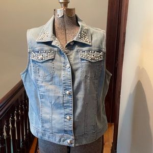 Chico’s denim vest